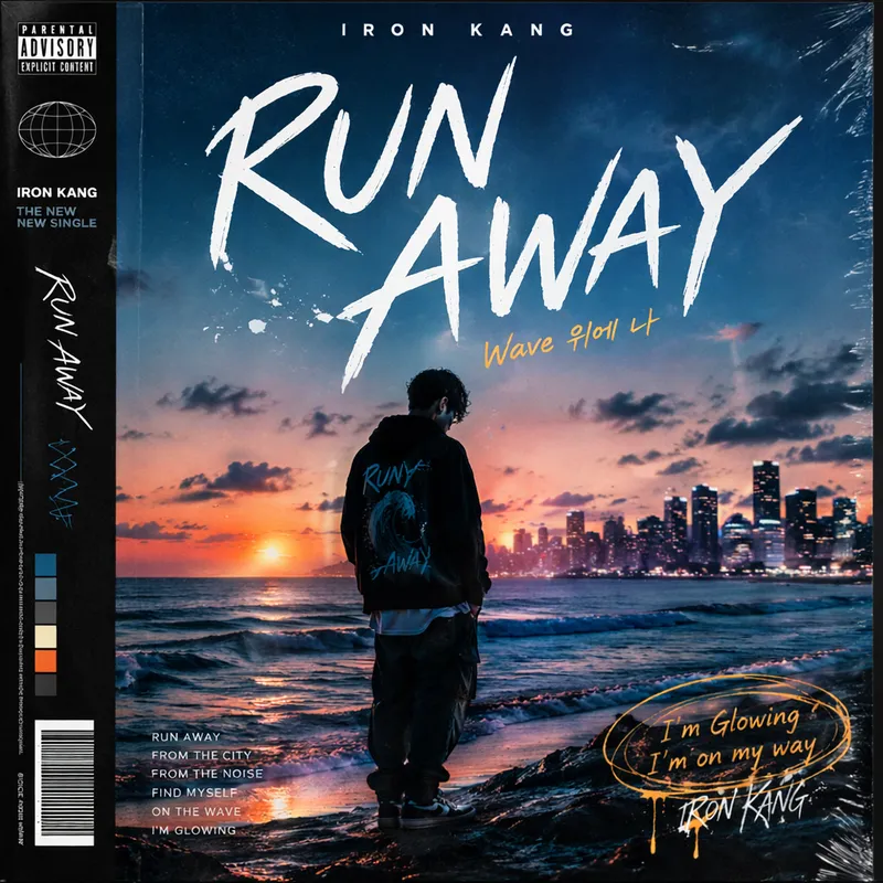 AI로 만든 싱글 RUN AWAY 재킷